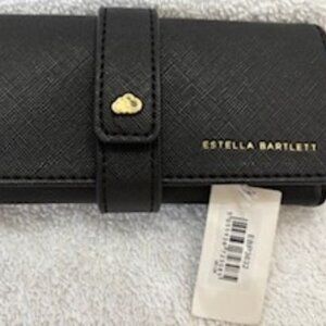 Estella Bartlett small black jewelry storage/travel roll NWT